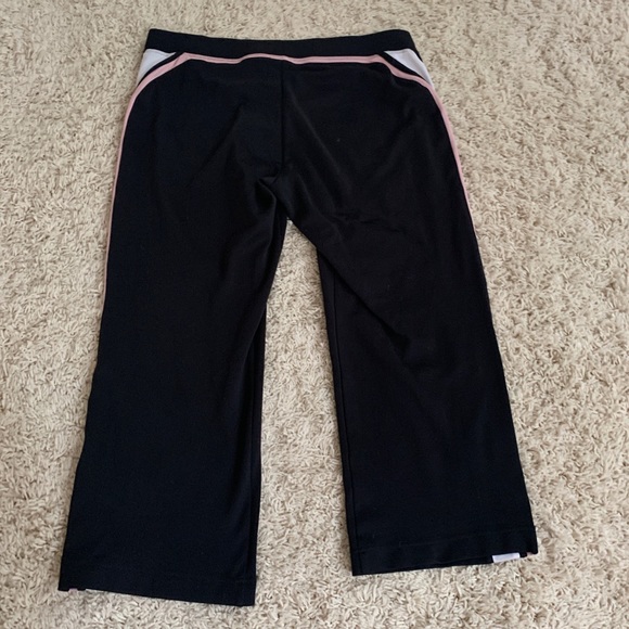 Nike Black w/White & Pink Stripes Sweatpants - Picture 5 of 7